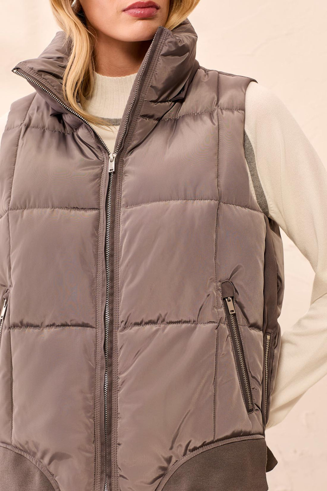 TORNADO HOODED QUILTED PUFFER VEST