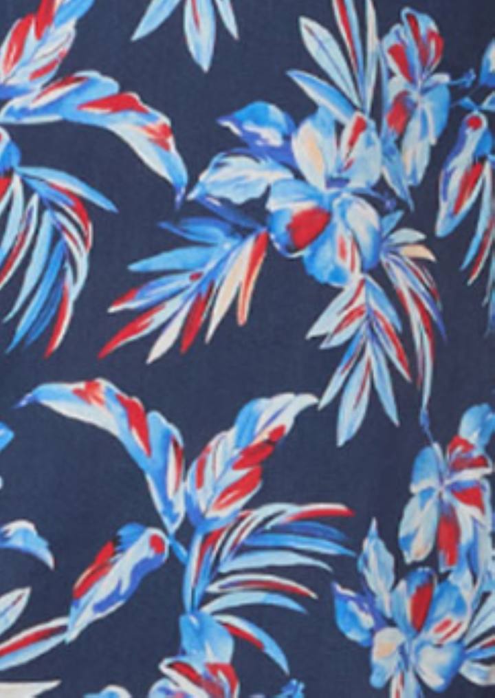 MEN'S LORIS SHORT SLEEVE AMERICANA FLORAL SHIRT