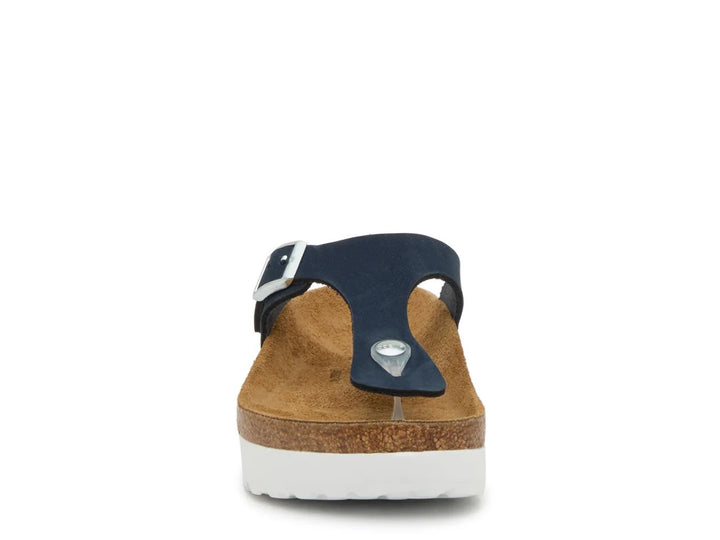 GIZEH NEW NAVY FLEX PLATFORM SANDALS