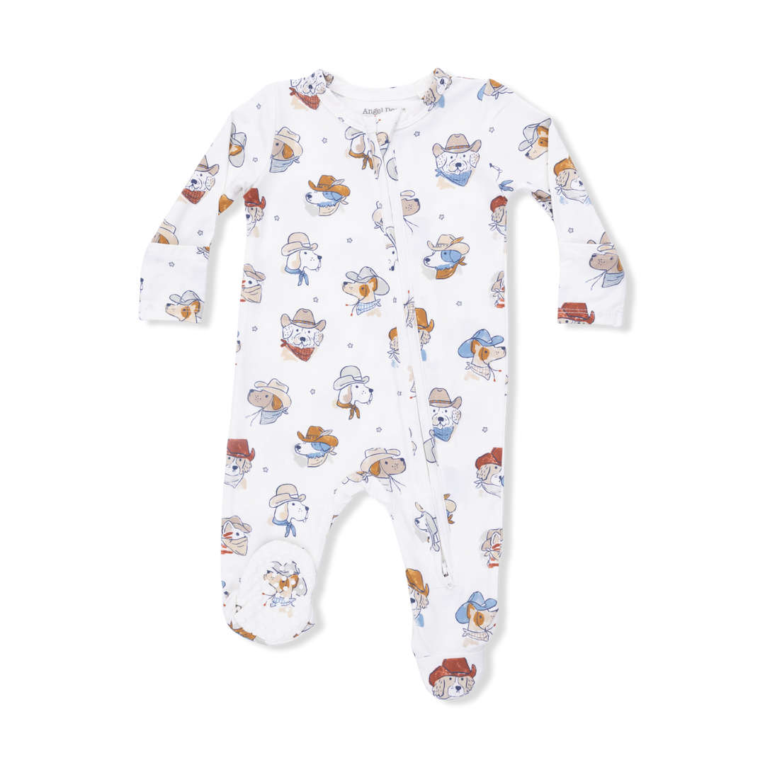 COWDOGS 2 WAY ZIPPER FOOTIE