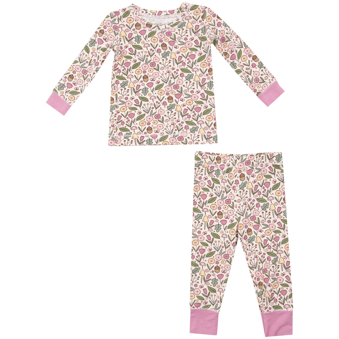 TODDLER ACORN FLORAL LOUNGEWEAR SET