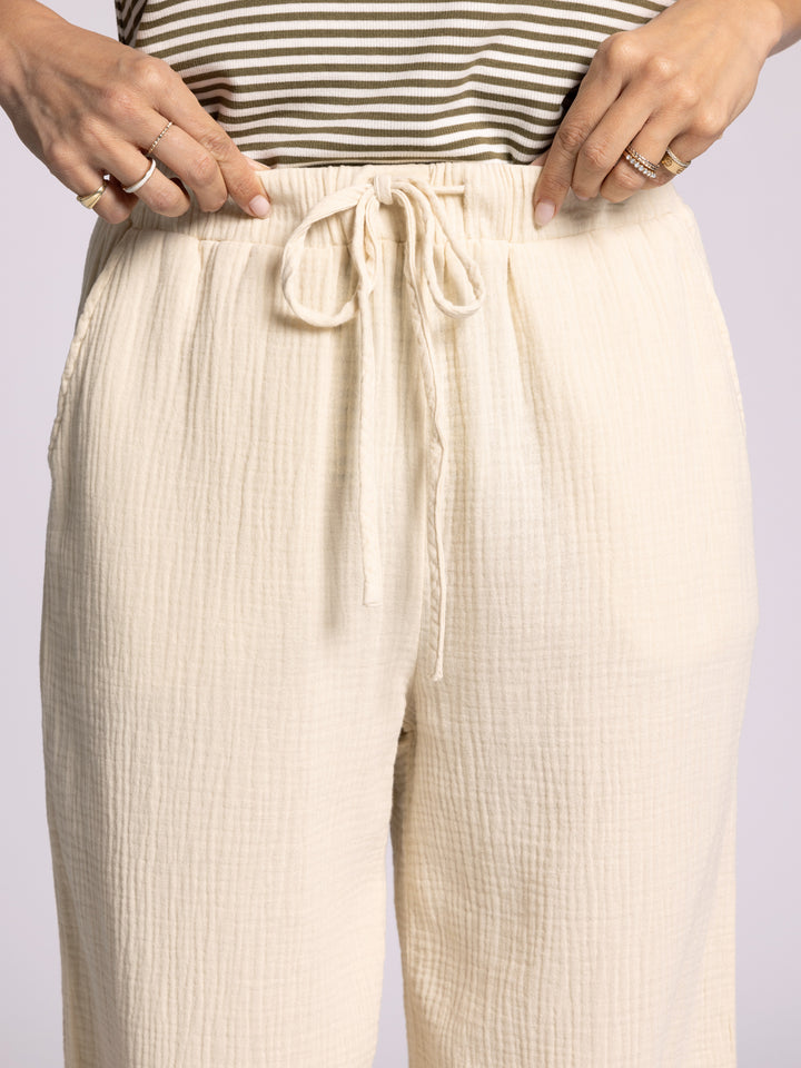 BONE VERNA DRAWSTRING PANTS