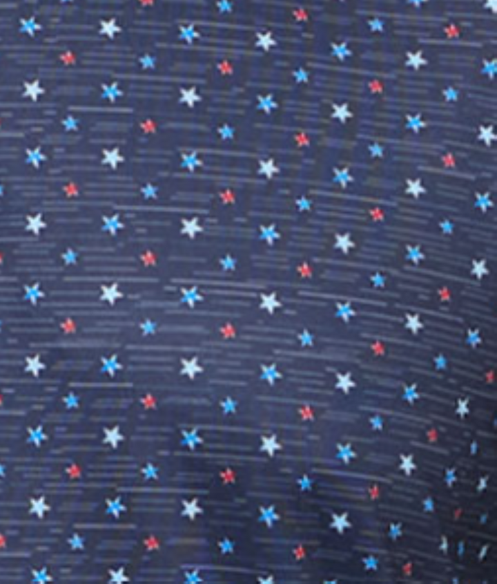 MEN'S NAVY BUXTON STAR POLO SHIRT