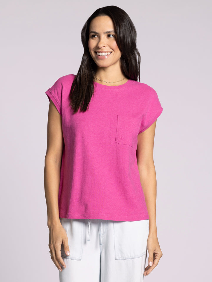 AGNES SOFT FUSCHIA TEE