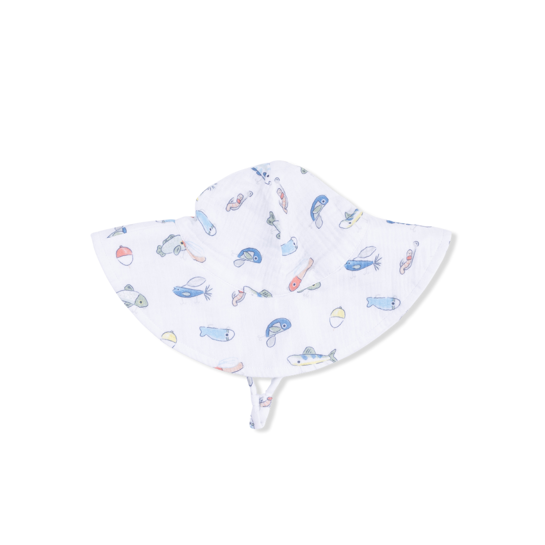 FISHING LURES WIDE BRIM SUN HAT