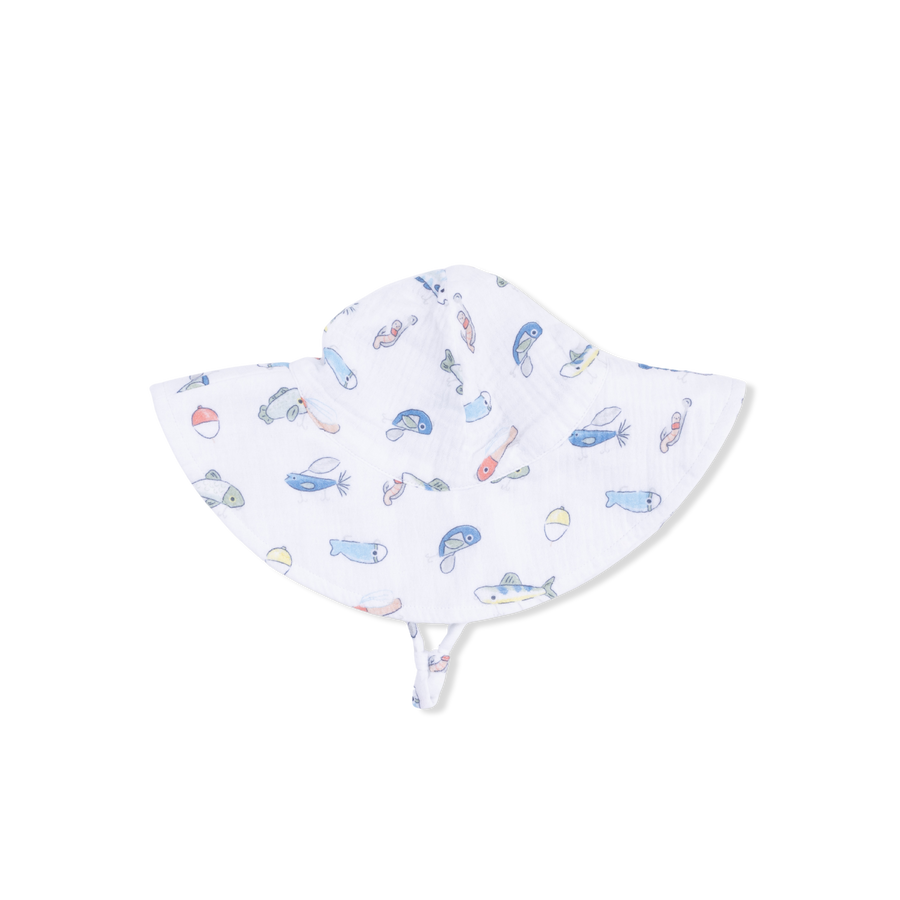 FISHING LURES WIDE BRIM SUN HAT
