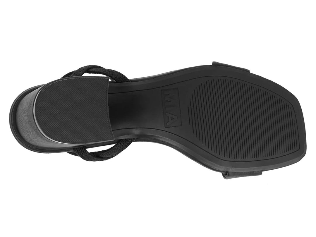 ZISSY BLACK BLOCK HEEL SANDAL