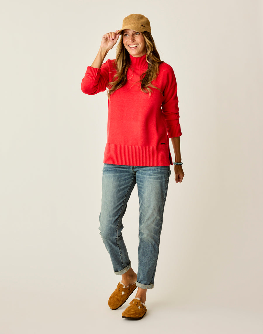 POINSETTIA WOODWARD SWEATER