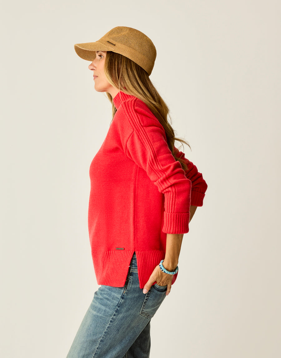 POINSETTIA WOODWARD SWEATER
