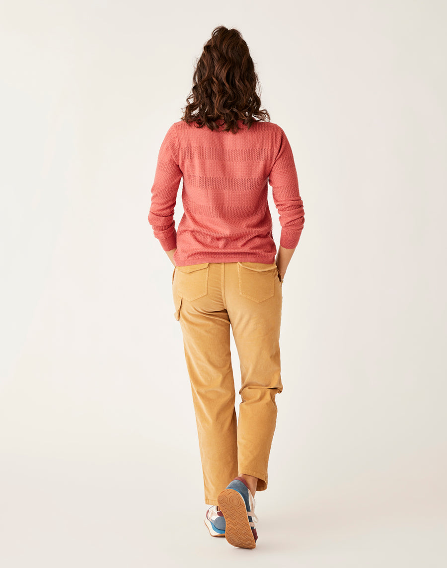 COREY CAMEL BUTTER CORD PANT